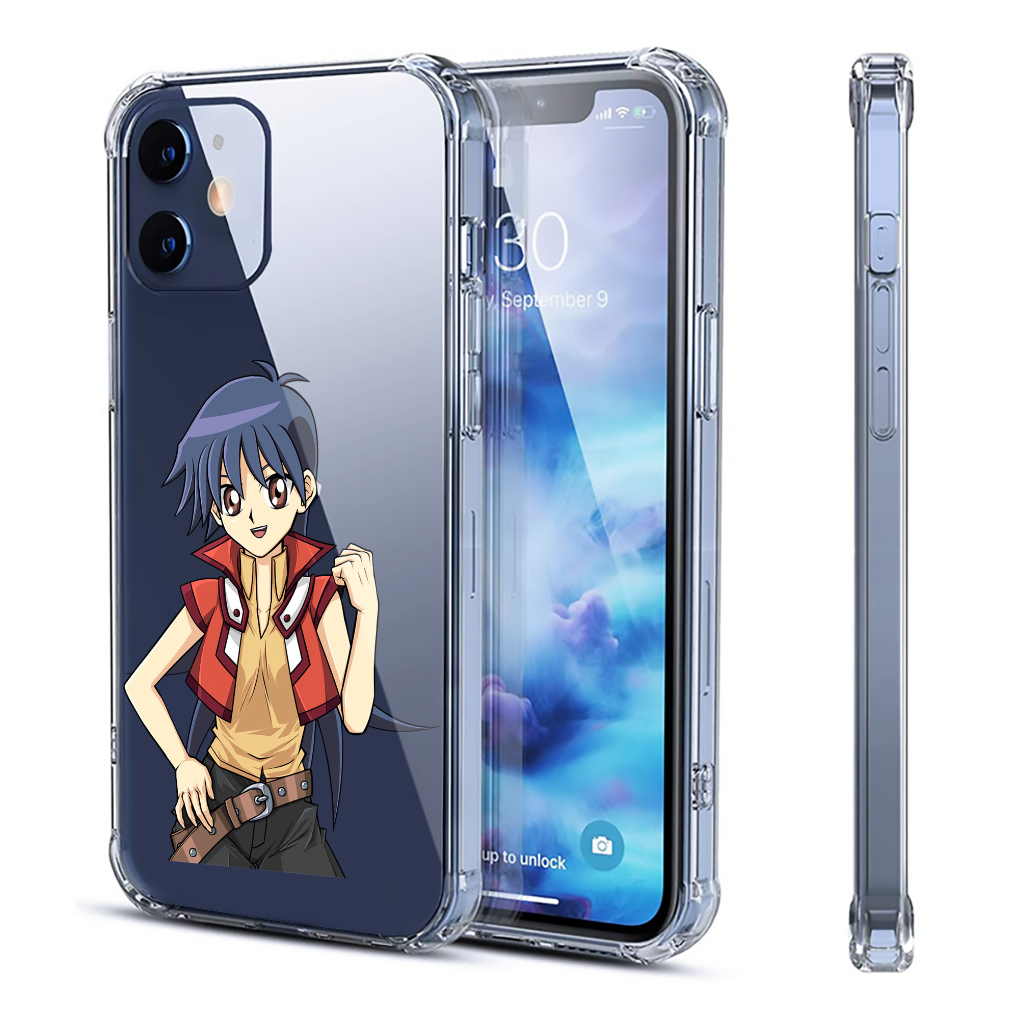 （画像用） 遊☆戯☆王 Yu-Gi-Oh! 【iPhone 12シリーズ対応】透明スマホケース（クリアソフトケース）